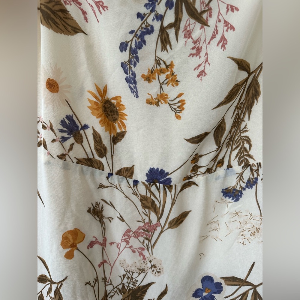 Reformation binx floral frolic mini dress  FINAL PRICE NO OFFER CONSIDERED - Picture 5 of 8